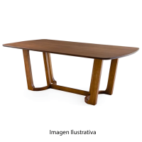 MESA AGILE GEMINI 19689 2200X1100 CHILE CARVALHO/FENDI