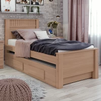 CAMA LOPAS 4059556468 ATHENAS CARV/NAT C/CAMA AUXILIAR