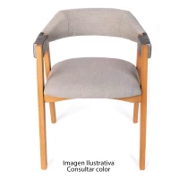 SILLA OCRE 616 LUGANO 6UDS LINHO 70