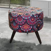 PUFF MX ALEGRIA TEL 428 BEGE MARRON