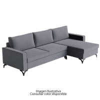 LIVING BURITI SEVILHA 2.70X1.45MT 3A342 IMP GRIS