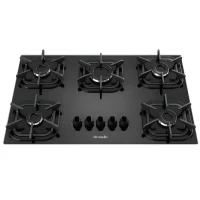 ANAFE MUELLER 5 HORN.A GAS VIDRIO NORMAL