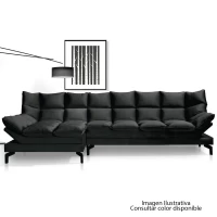 LIVING FB 35500 LUXOR NOBUC MARRON 2+1CH 3M