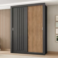 ROPERO CARRA 1182 NEGRO C/FREIJO