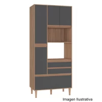 PANELERO FELLICCI PT90-MN/GF P/HORNO 93CM TRIPLO 4P3G