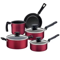 JGO DE OLLAS TRAMONTINA TA20399/782 LORETO 5PZAS ROJO