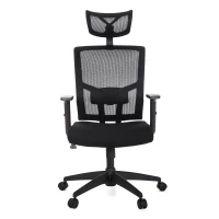 SILLA DE ESCRITORIO ANIMA ANM312 PRESIDENTE NEGRO