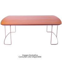 MESA CENTRO ACTIVA 3502 METALIC PINHAO B/NE 1000X600