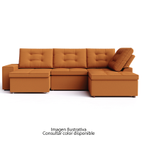 LIVING BURITI VENEZA 3A342 3.05X1.95MT GRIS IMPERM