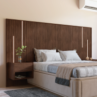 CABECERA CASA D 4660 FLORENZA C/LED 2X2 JACARANDA
