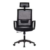 SILLA DE ESCRITORIO ANIMA ANM818 C/APOYO NEGRO