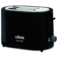TOSTADORA UFESA TT7485 2 PANES NEGRO