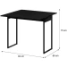 MESA PLEGABLE CARRA 1590 2 TAB. NEGRO