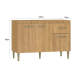 BALCON PIA FELLICCI BP09-CV 120CM 3P1G CARVALHO
