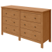 COMODA LOPAS MAGGIORE HORIZ AMENDOA CLEAN C/6 CAJONES