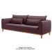 LIVING BURITI LORENZO 2.00M 670 A65 MARRON-