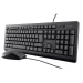 TECLADO TRUST +MOUSE+CABLE